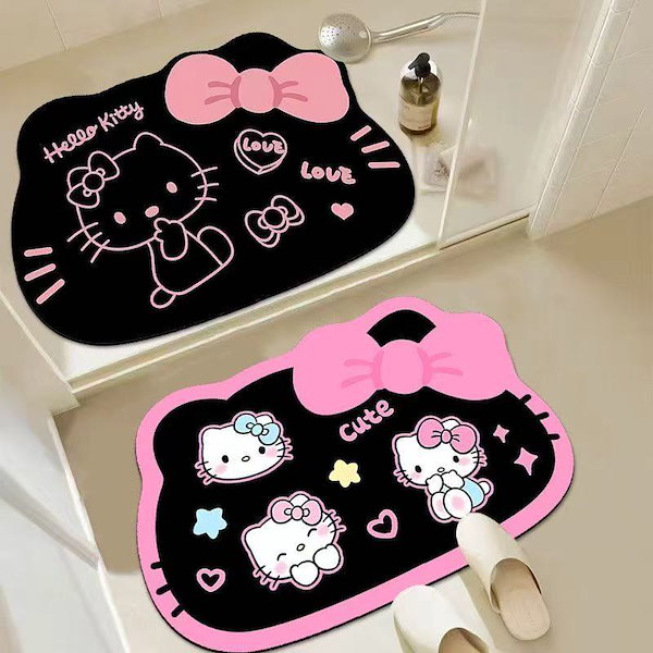 ハローキティ バスマット 木の実キティ 当時物 ハローキティ