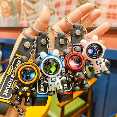 宇宙飛行士キーホルダー 9個セット 宇宙飛行士のキーホルダー