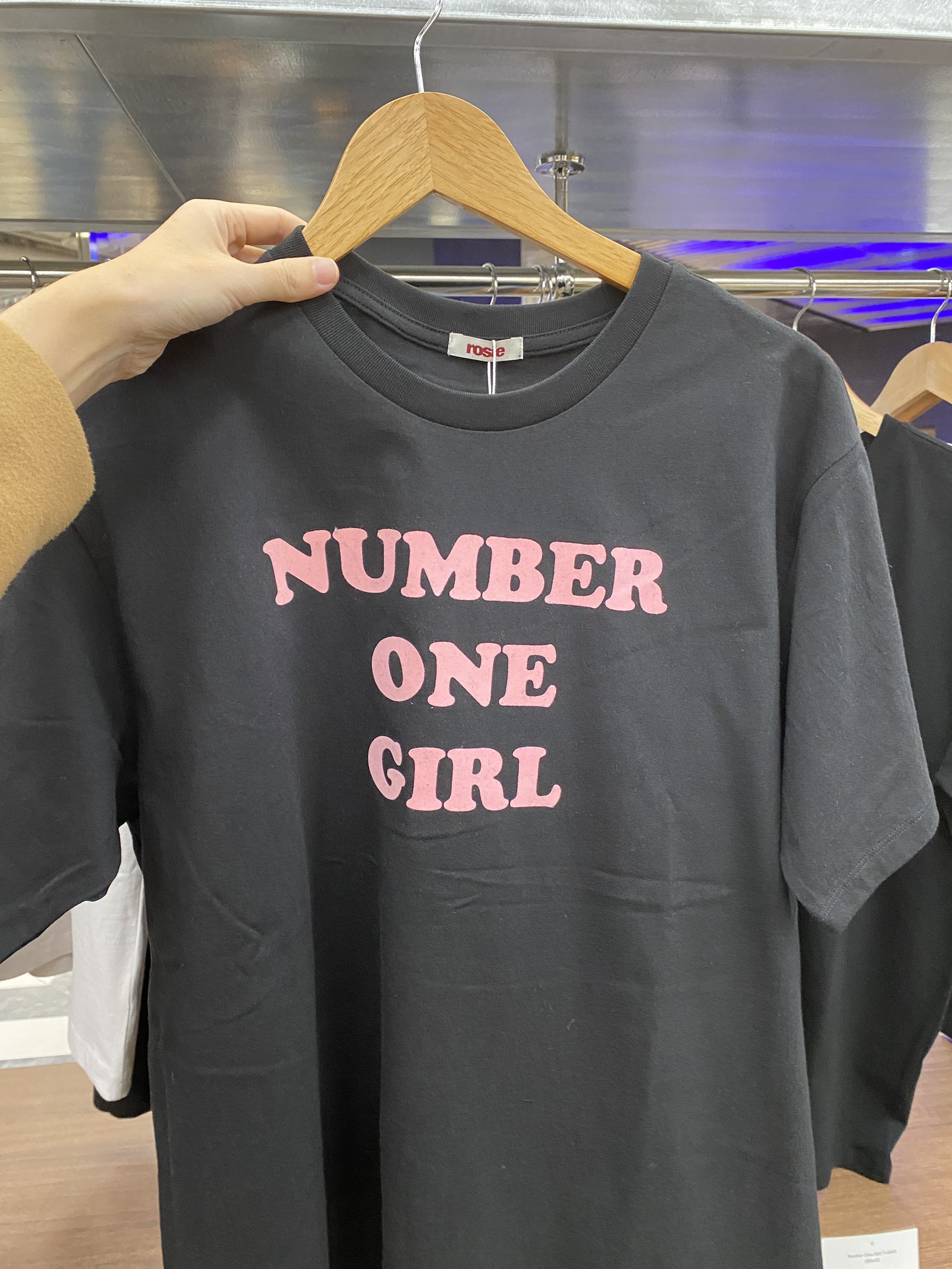 ROSE ROSIE NUMBER ONE GIRL Tシャツ 特典トレカ付き BLACKPINK - ROSÉ