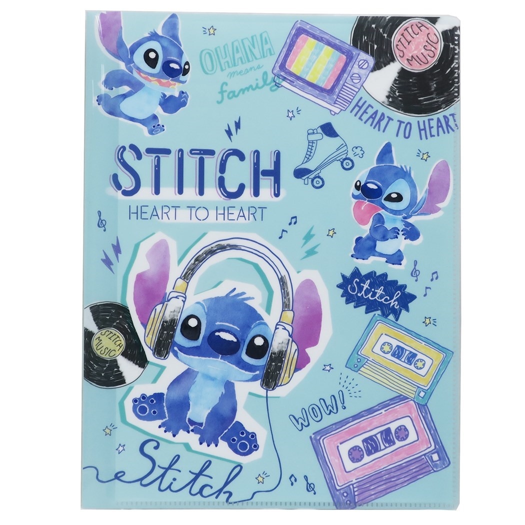 く*ま様 スティッチ 4点クリアファイルセット く*ま様 スティッチ 4