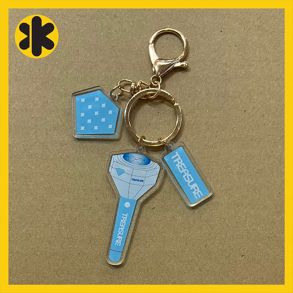 Qoo10] TREASURE ペンライト キーホルダ