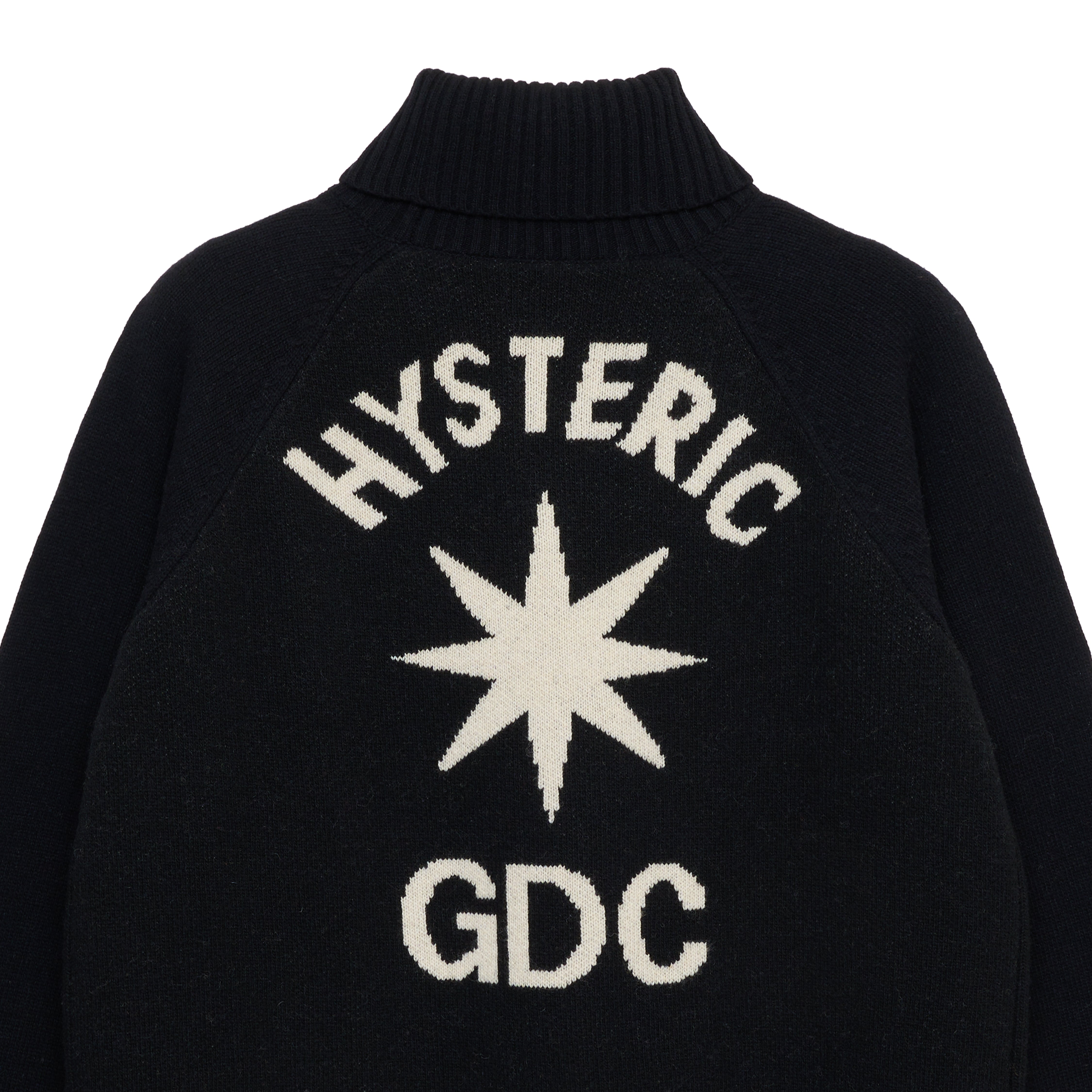 HYSTERIC GLAMOUR X GDC collabo】turtleneck knit