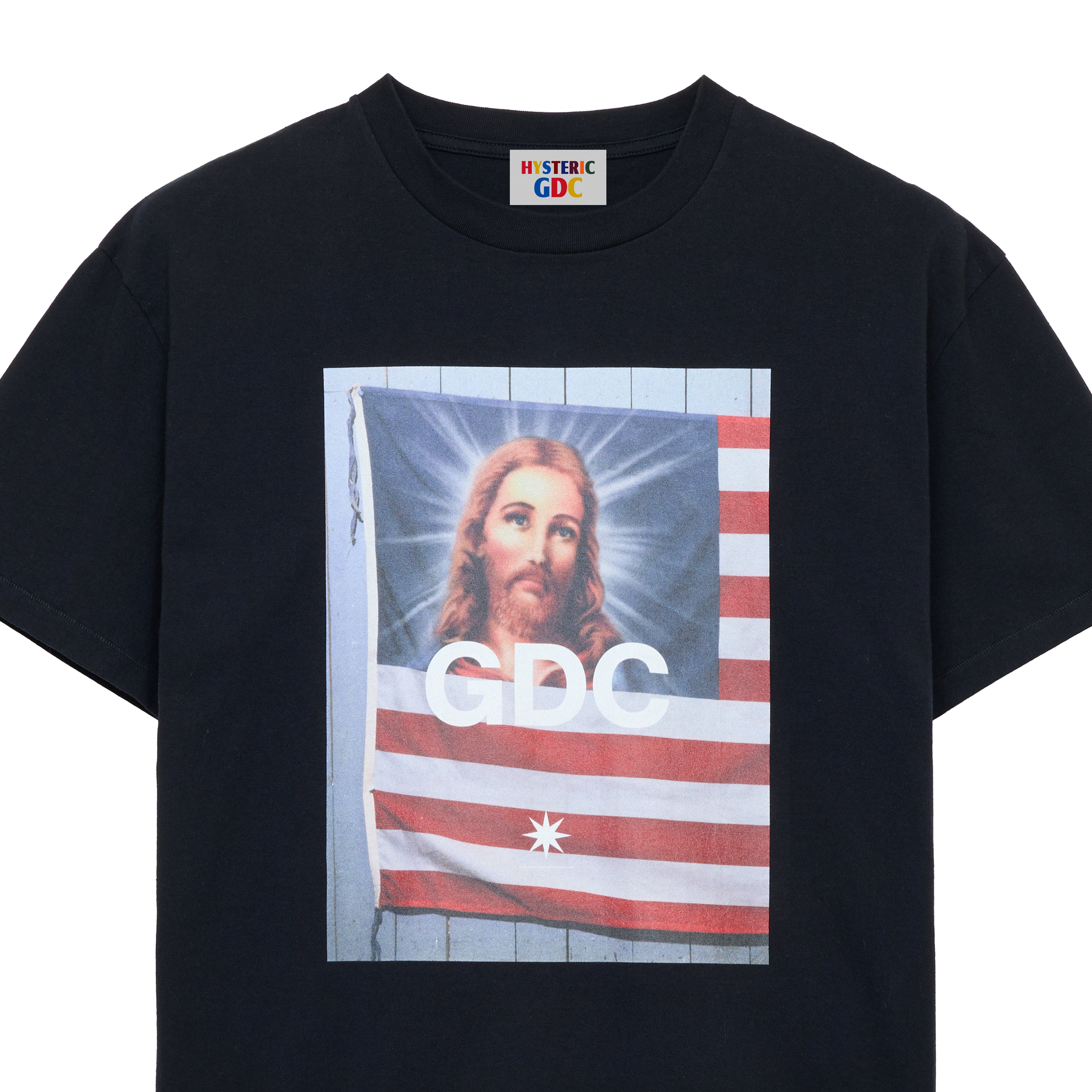 HYSTERIC GLAMOUR X GDC collabo】】FLAG T SHIRT
