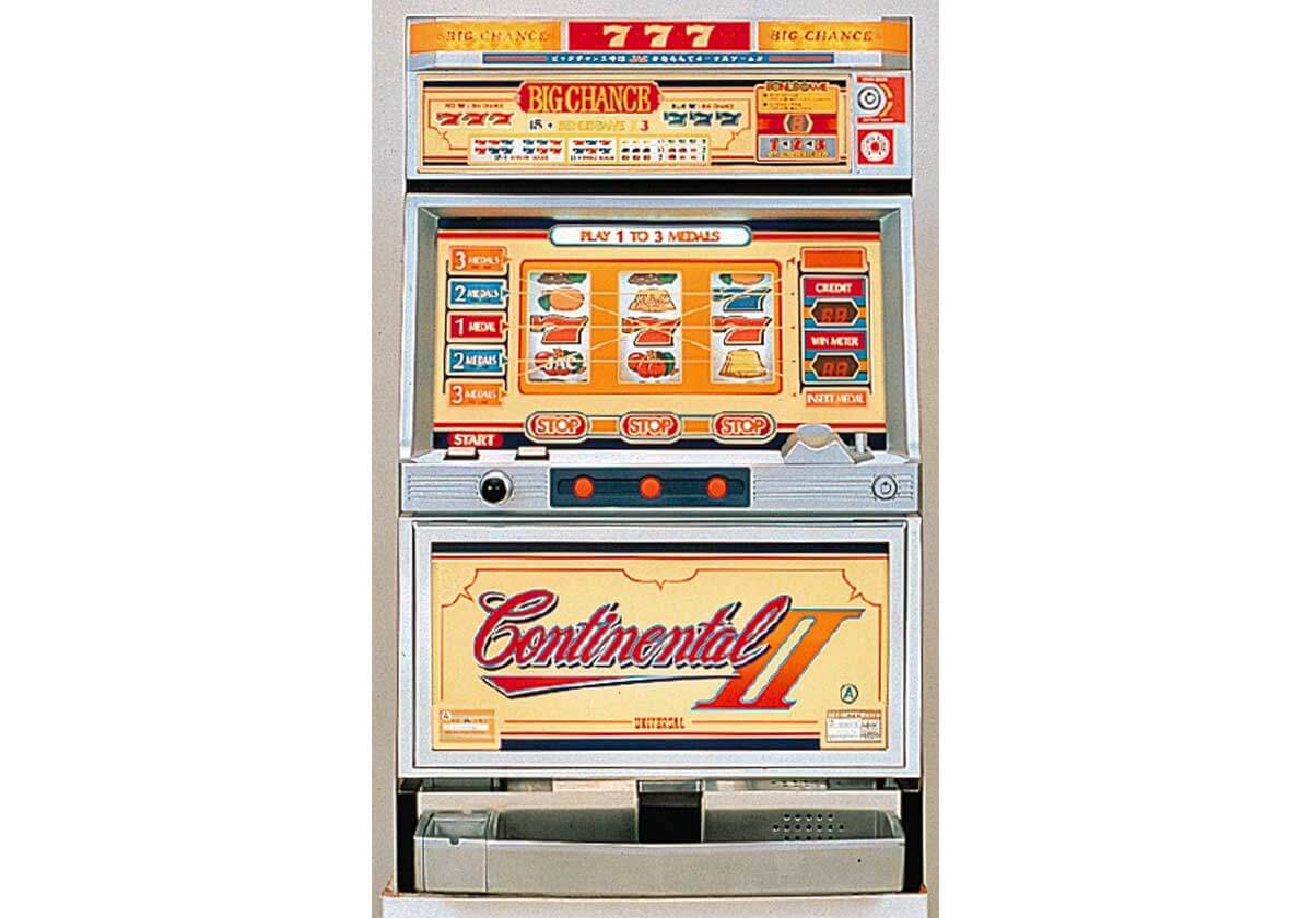 パチスロ実機 ユニバーサル 3号機 レトロ 裏 コンチネンタルⅡ