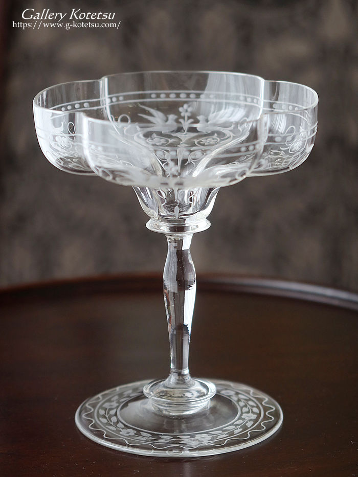 Lobmeyr ロブマイヤー エナメル チューリップ グラス Lobmeyr