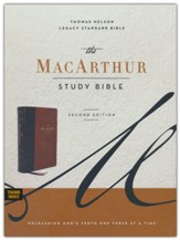 LSB MacArthur Study Bible 2nd Edition, Comfort Print--genuine