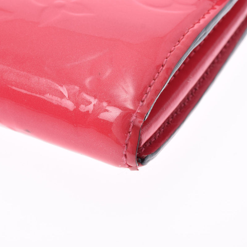 ルイヴィトンポルトフォイユ サラ 14125 ホットピンク ゴールド金具