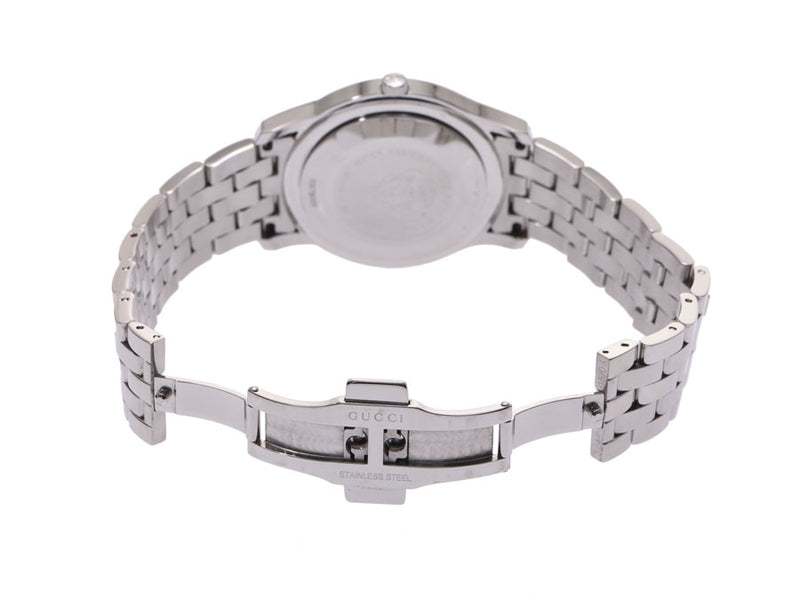 グッチ 5500 シルバー文字盤 メンズ レディース SS 自動巻 時計 AB