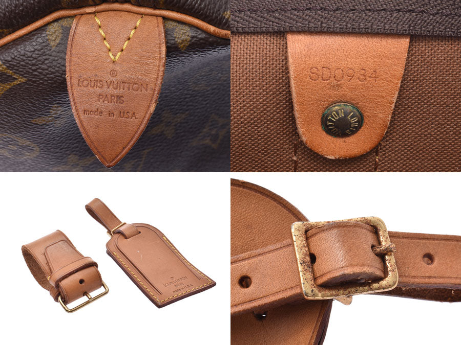 ルイヴィトン モノグラム キーポル55 USA製 ブラウン M41424 メンズ