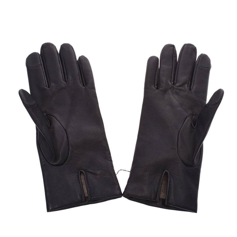 コーチサイズ7 1/2 スマホ対応 グローブ アウトレット 黒 レディース