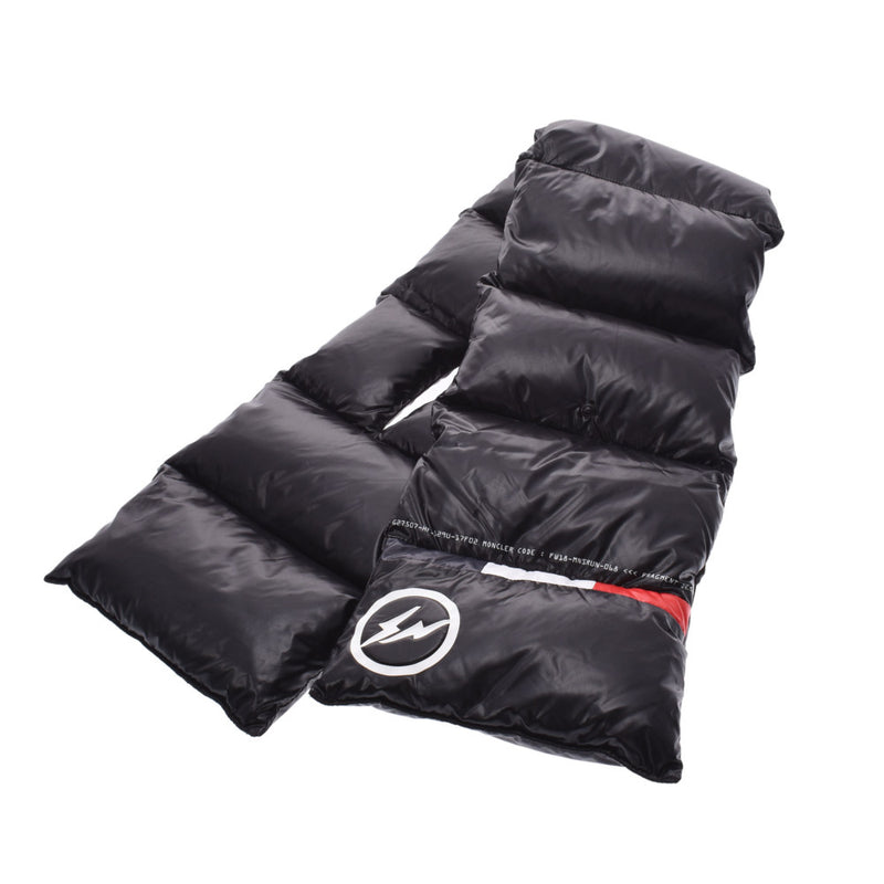 モンクレールマフラー フラグメント 黒 ユニセックス ネックウォーマー