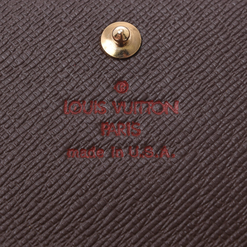 ルイヴィトン ダミエ ポルトフォイユエリーズ N61652 エベヌ 財布 二