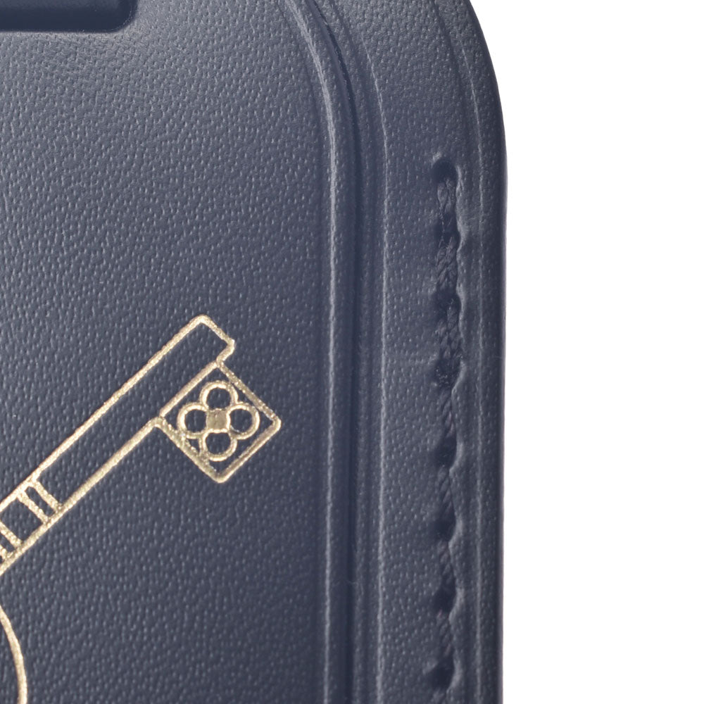 ルイヴィトンキーデザイン ネームタグ 黒 ユニセックス レザー