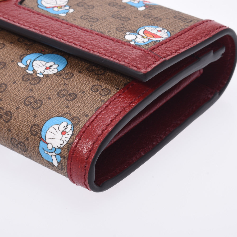グッチドラえもんコラボ ベージュ/エボニー/チェリーレッド レディース