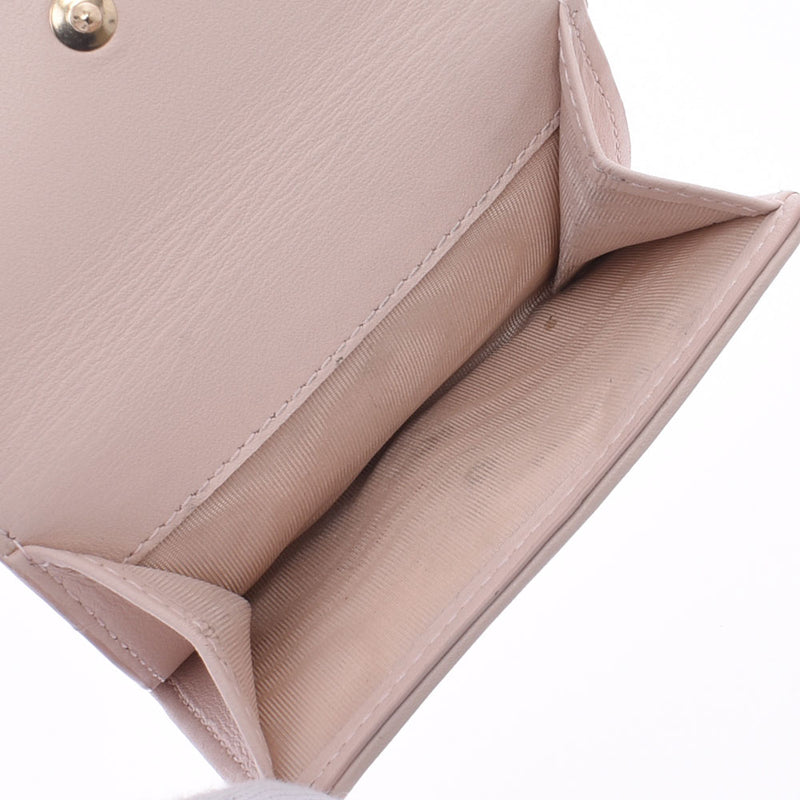 クリスチャンディオールレディディオール ロータスウォレット ピンク