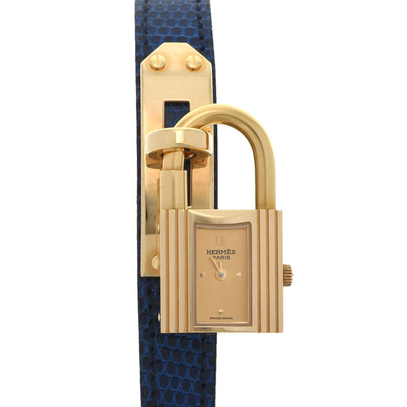 エルメス/HERMES ケリーウォッチ 南京錠 リザード レディース腕時計