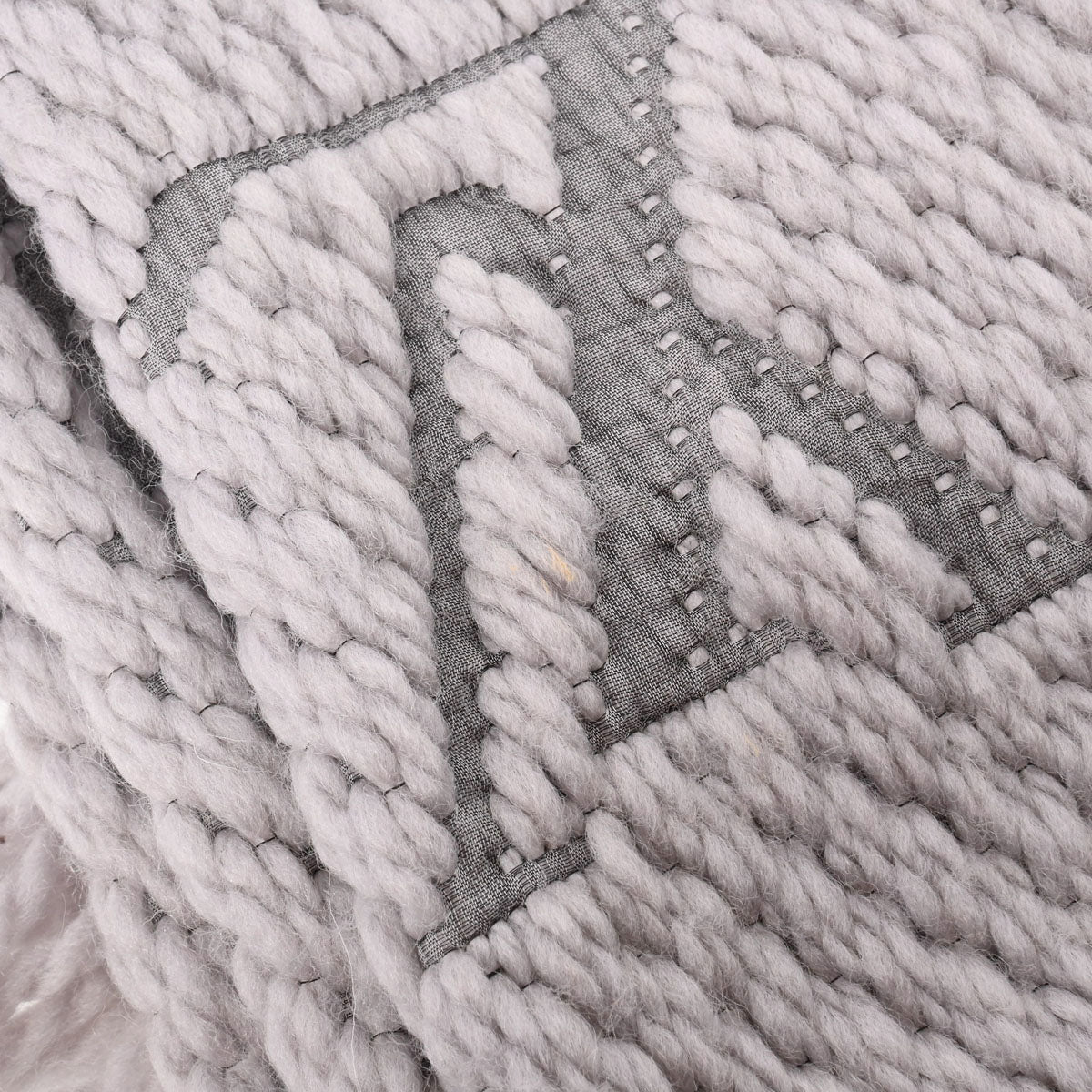 ルイヴィトンエシャルプ ロゴマニア グリペルル レディース マフラー