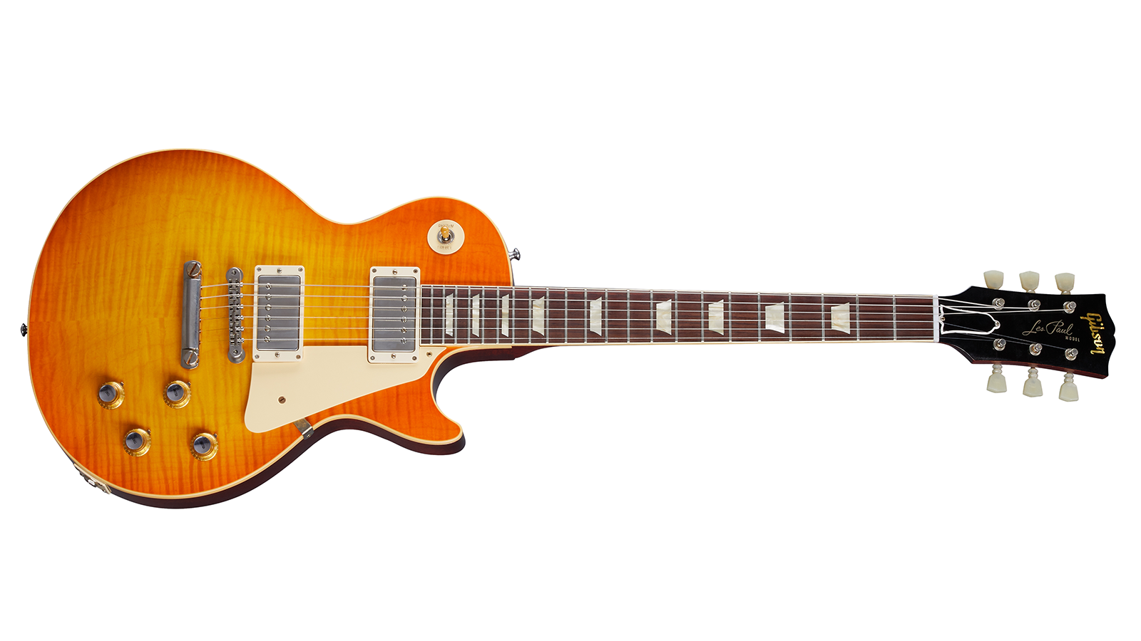1960 Les Paul Standard Orange Lemon Fade Burst Ultra Light Aged