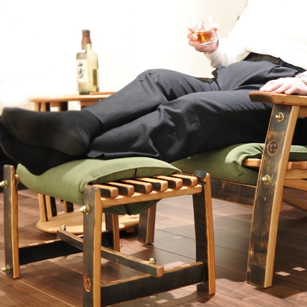 1点モノ♪一本彫 重量感♪ アンティーク スツール 収納樽 タイ ゾウ