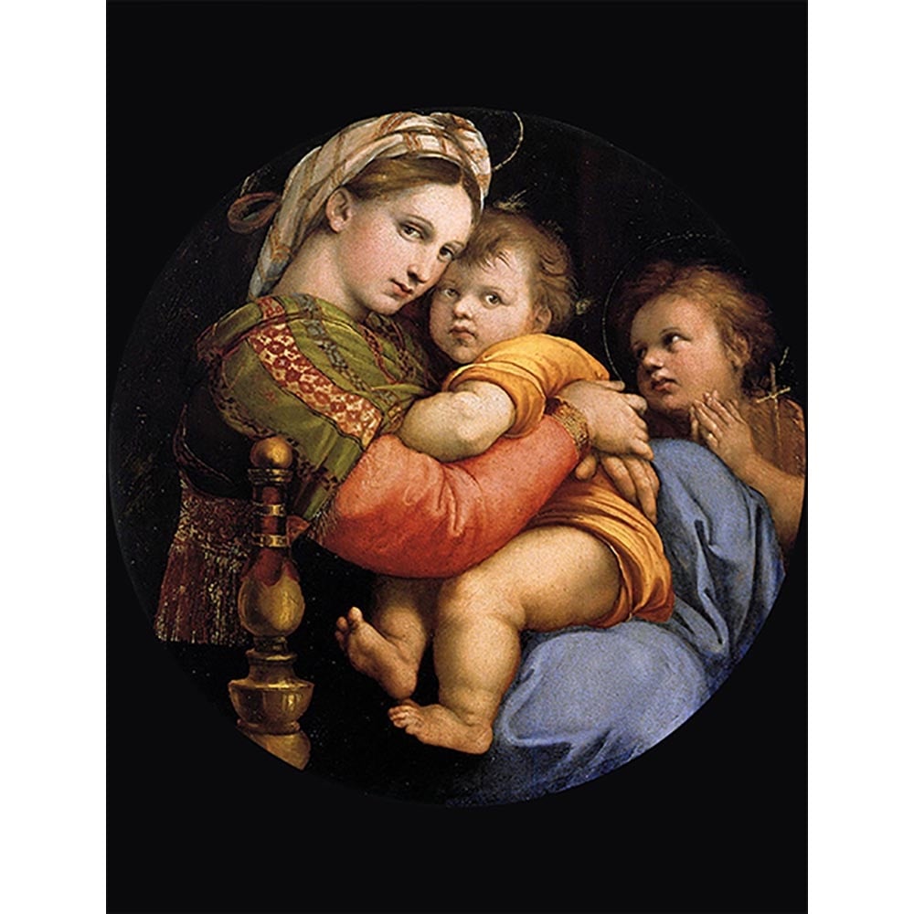 小椅子の聖母 【10号】 ラファエロ・サンティ 【 額縁が選べる 額入り