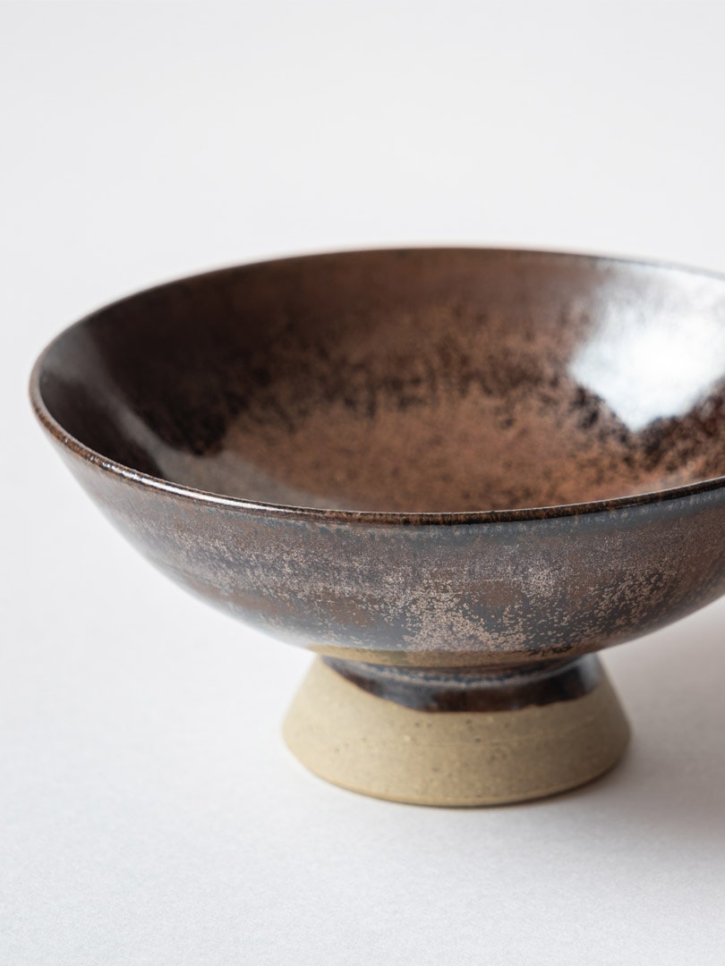 高取焼宗家 黒田盃(黒錆) | 産地,福岡県-高取焼 | 縁器屋(えんぎや