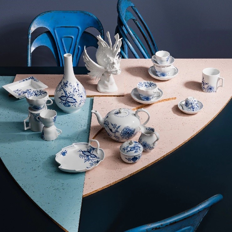 ヴィンテージ マイセン 壁 額装 ヴィンテージマイセン壁額装