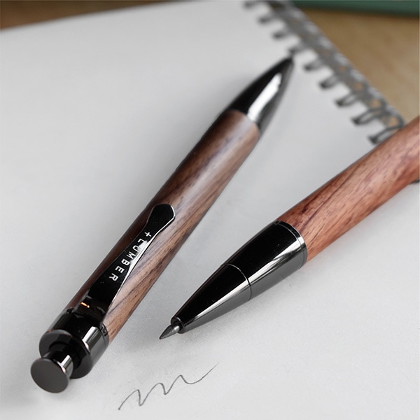 □「LEAD PENCIL 2mm」大人の鉛筆、高級木材の芯ホルダー【名入れ可能