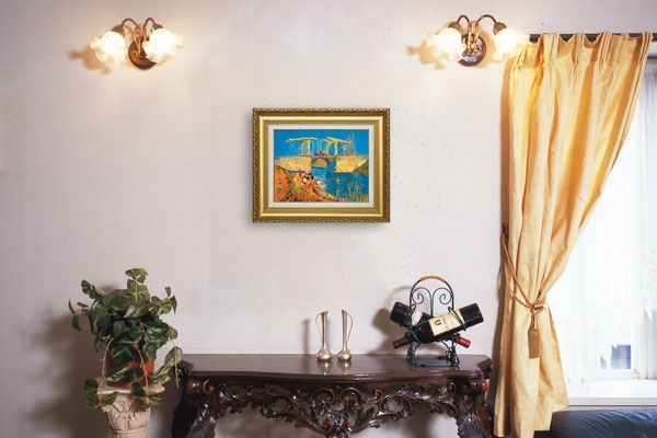 シャバス 「9月の朝」 6号 立体複製名画 【5％ポイント還元中