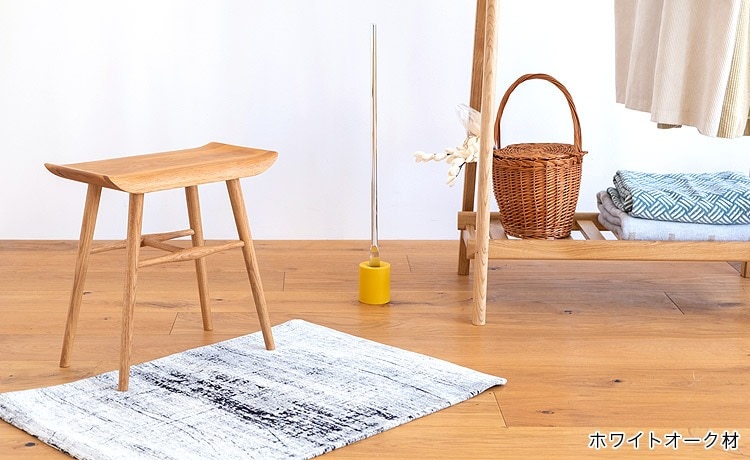 スツールテーブル サイドテーブル 無垢材 ウォールナット オーク