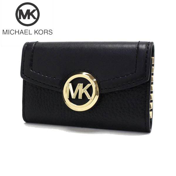 マイケルコース ロゴ キーケース ブラック MICHEAL KORS 新品 MICHAEL