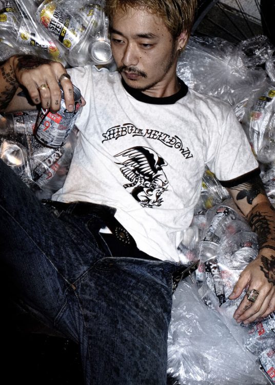 tattoo studio yamada ビンテージハーレー山田蓮着TシャツXL タトゥー