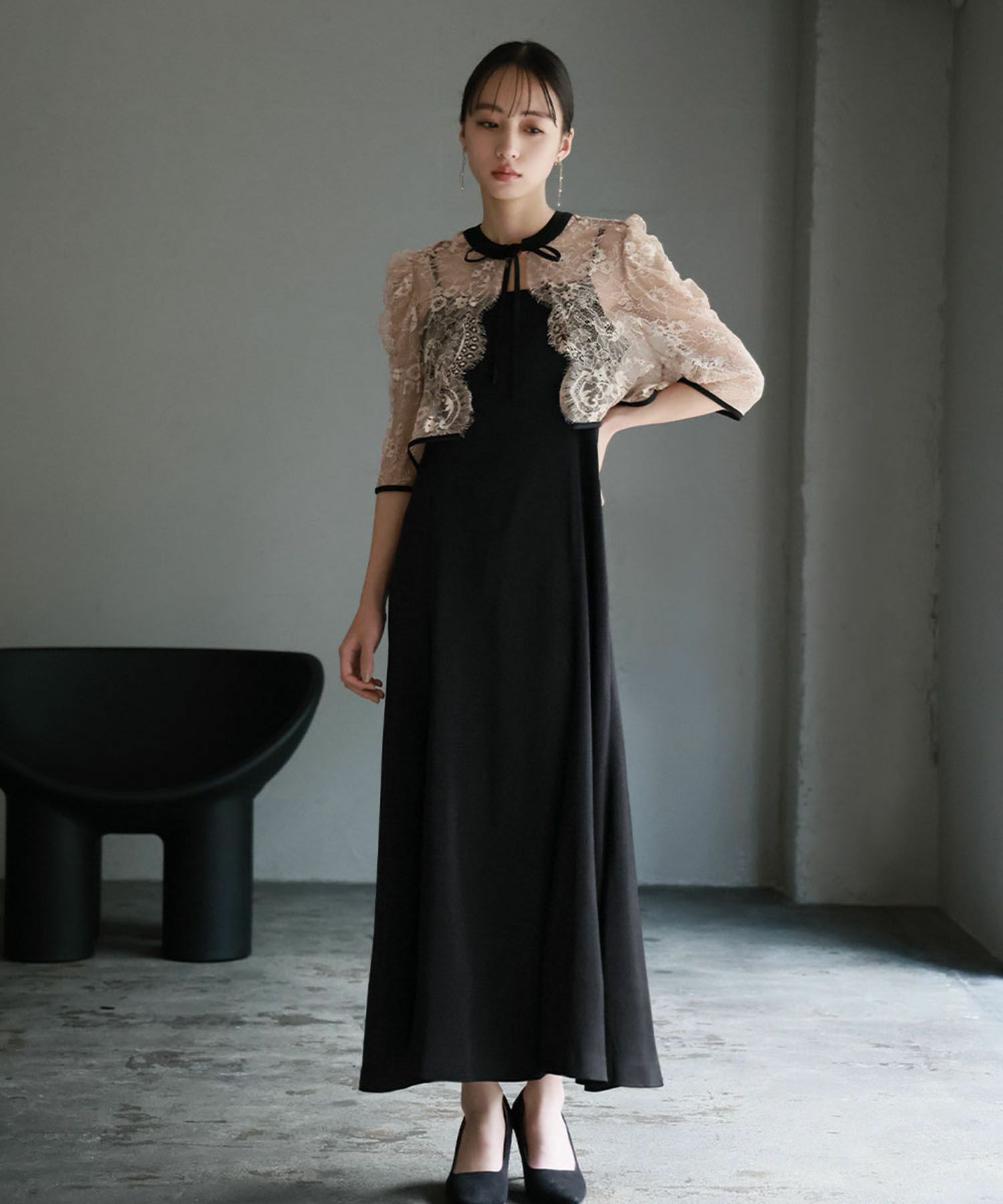 完売品】pinue ピヌエ ギャザーヘムドレスセット オケージョン 結婚式