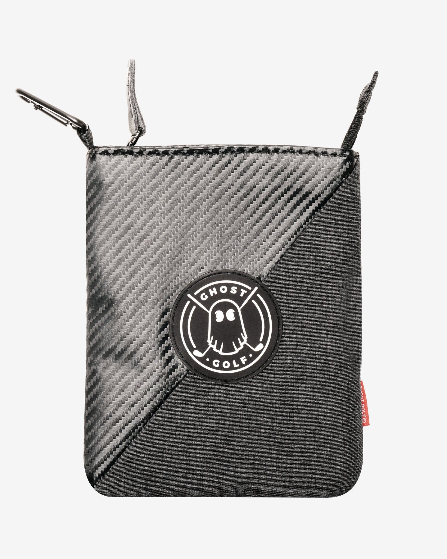 Ghost Golf Club | Golf Utility Pouch - Dark Gray & Carbon Fiber