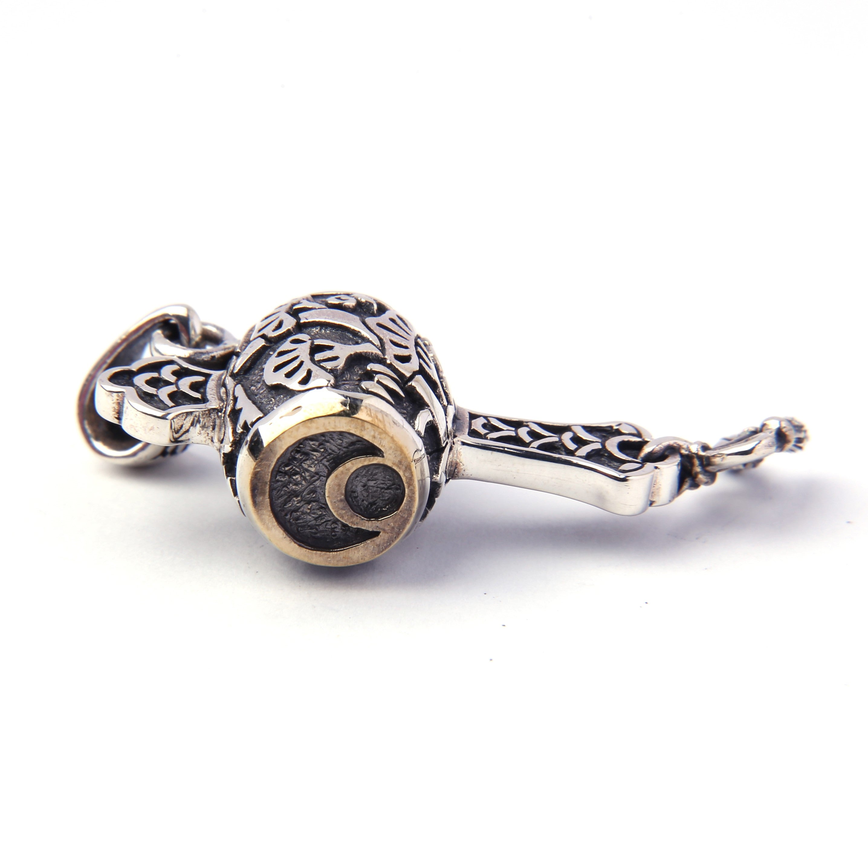 縁起の良い松の木 打出の小槌 シルバーペンダント – good vibrations