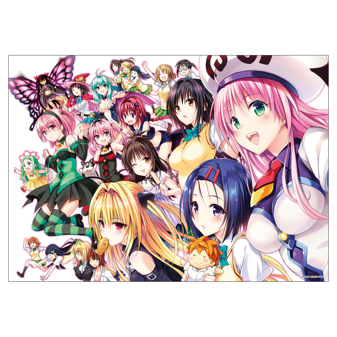 ToLOVEる展 キャンバスアート 春菜・ララ・モモ・ヤミ・美柑｜Amazon