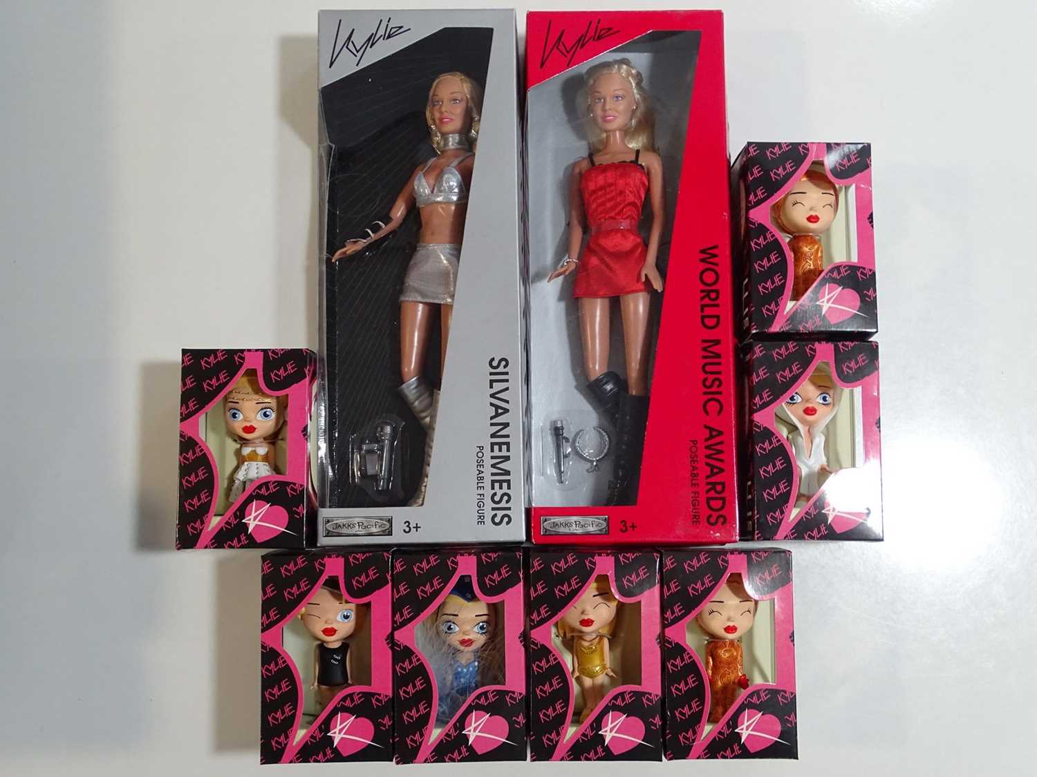 Lot 492 - KYLIE MINOGUE - 2 Poseable Figures