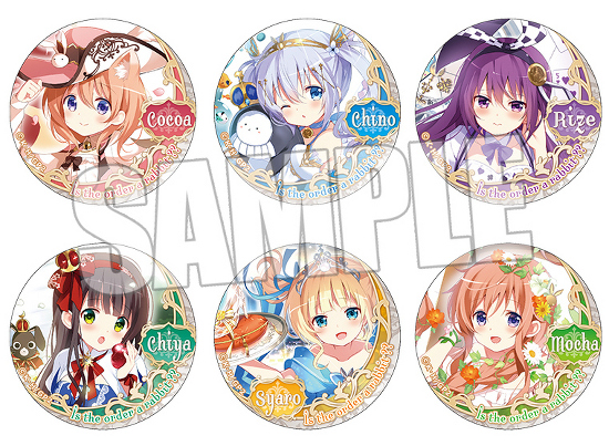 ごちうさ缶バッジシャロ11種20個