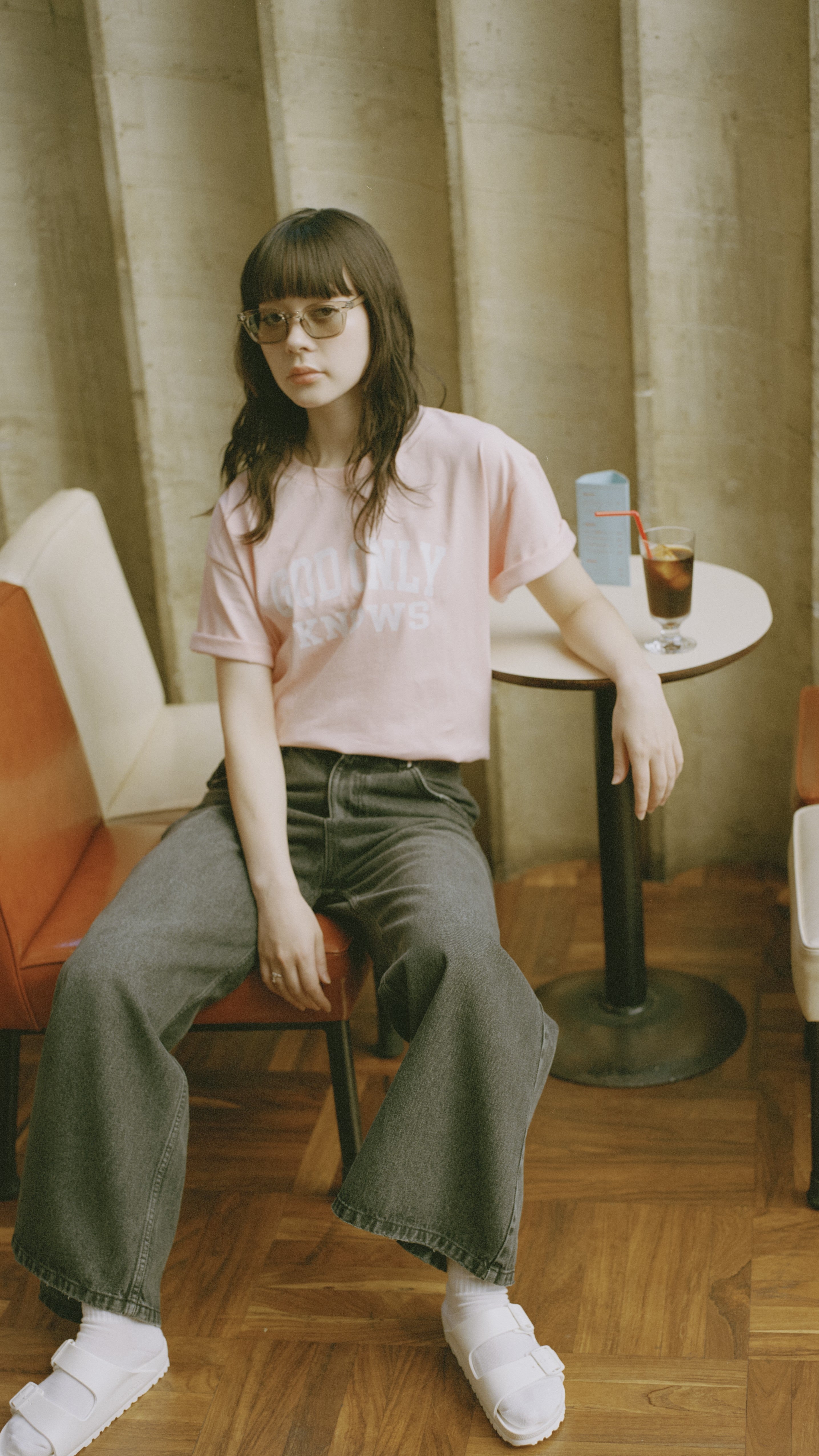 GOD ONLY KNOWS PLAIN SHIRT シャツ ピンク GOD ONLY KNOWS PLAIN