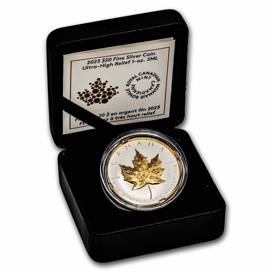 2021年 メイプル銀貨 1オンス カプセル付き カナダ 2021年 メイプル