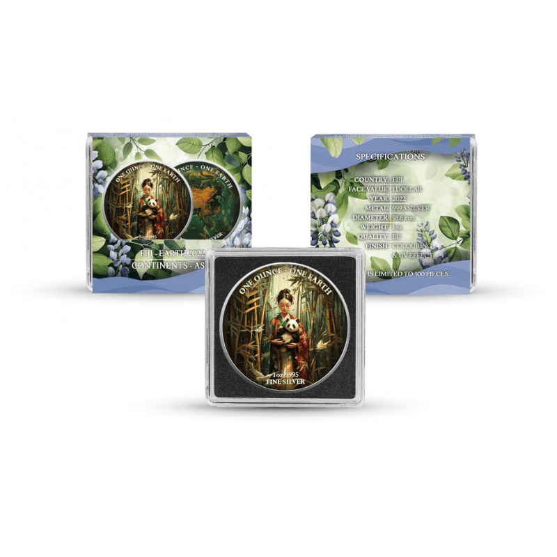 2022 フィジー 侍 古代戦士 カラー 1オンス 銀貨 【公式通販】