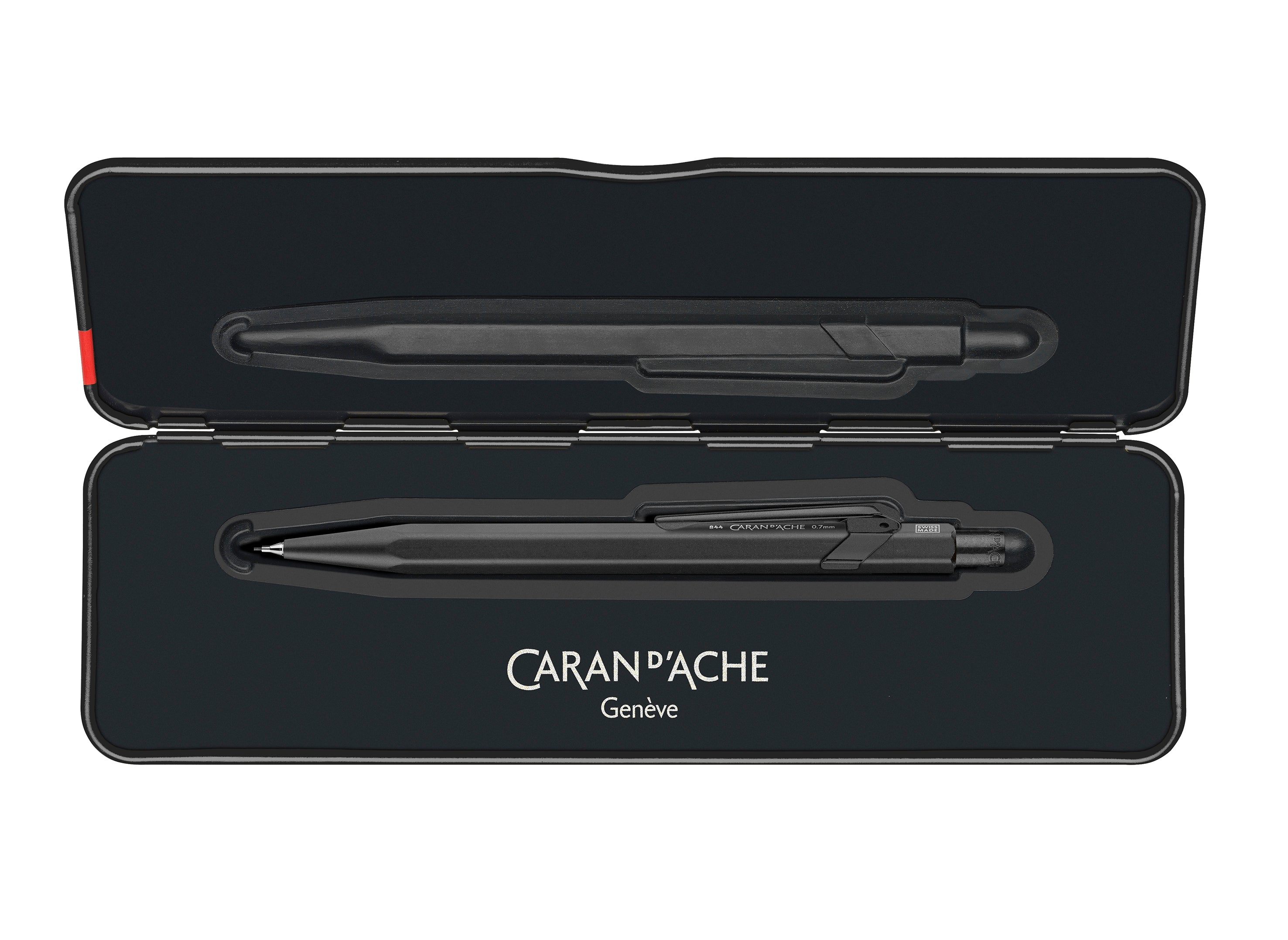 Caran d'Ache Metal Mechanical Pencil in Black Code - Goldspot Pens