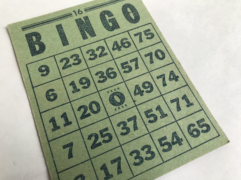 アンティークアメリカンビンゴゲーム