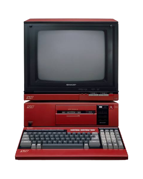 シャープ パソコンテレビX1 CZ-800CS本体 シャープ X1 ～ （レトロな