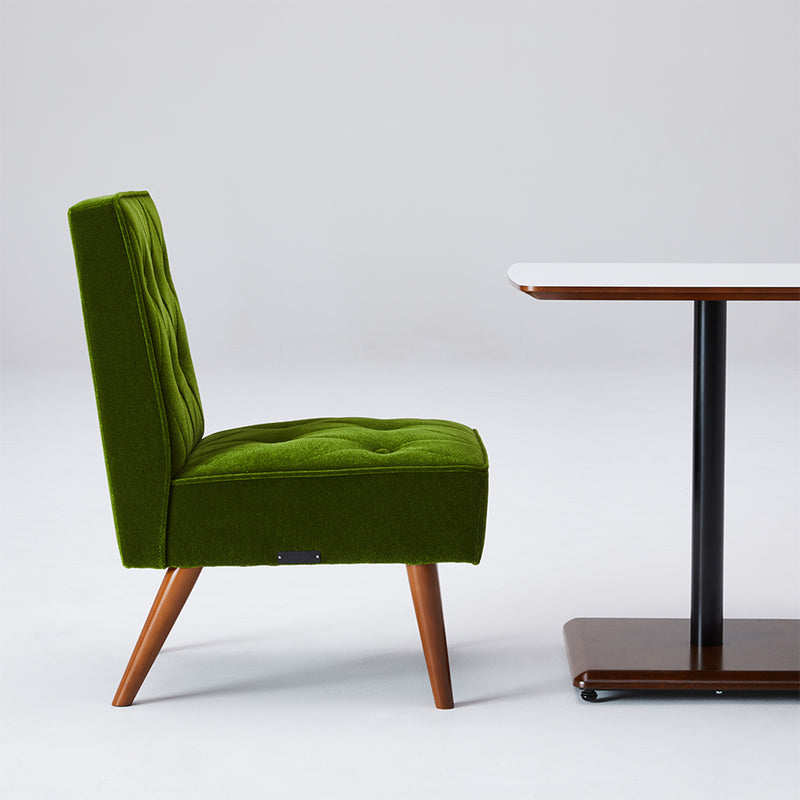 カリモク60【正規販売店】 カフェチェア モケットグリーン | 北欧家具