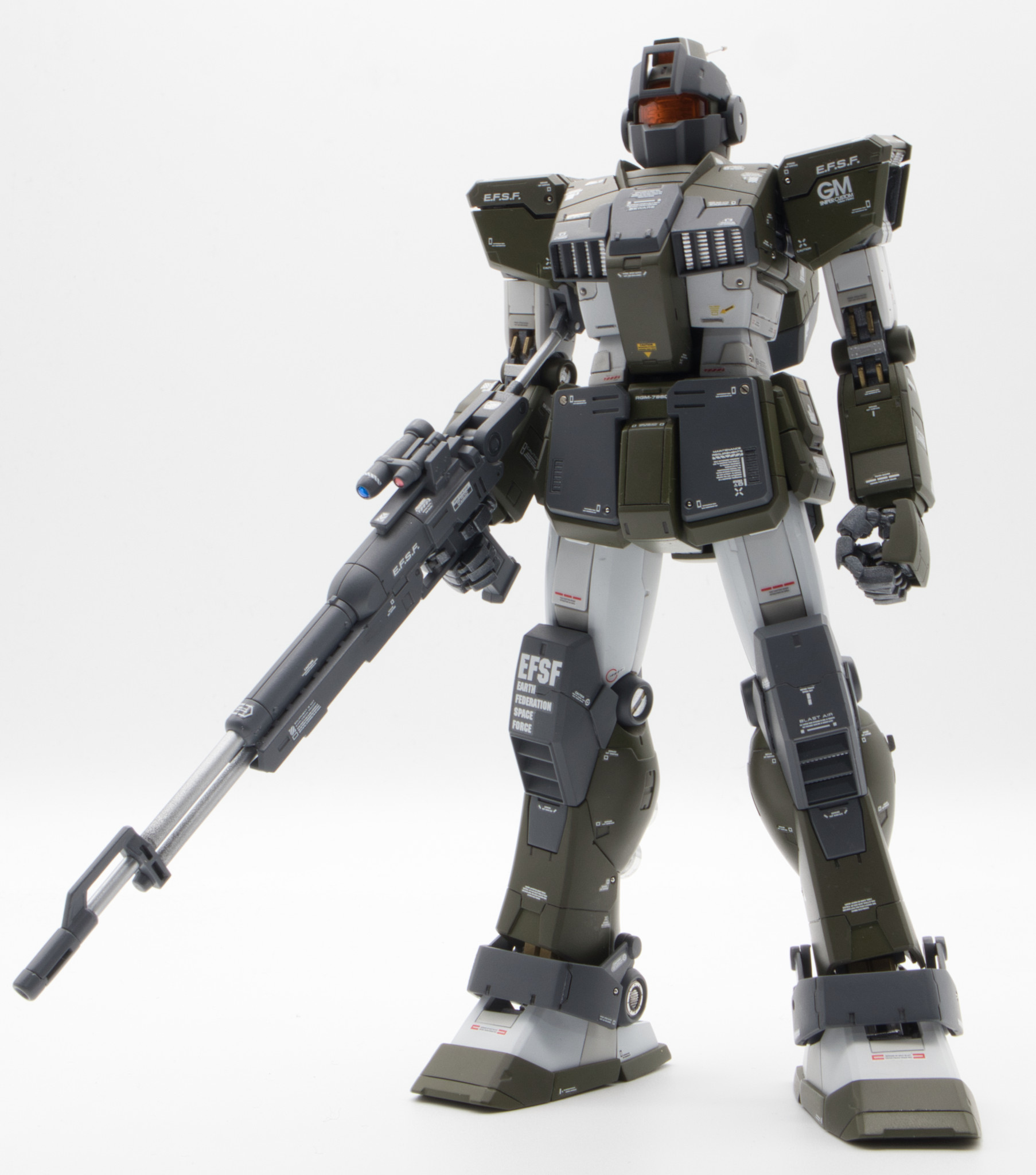 MG ジムスナイパーカスタム 改修 塗装済み 完成品 MG 1/100 ジム
