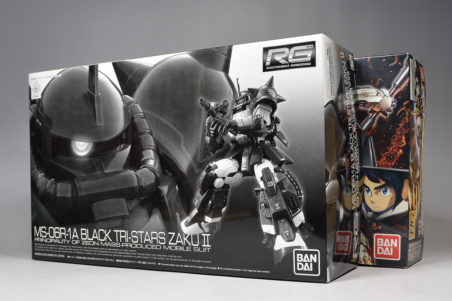 RG MS-06R-1A 黒い三連星専用ザクⅡのパッケージ・ランナー レビュー