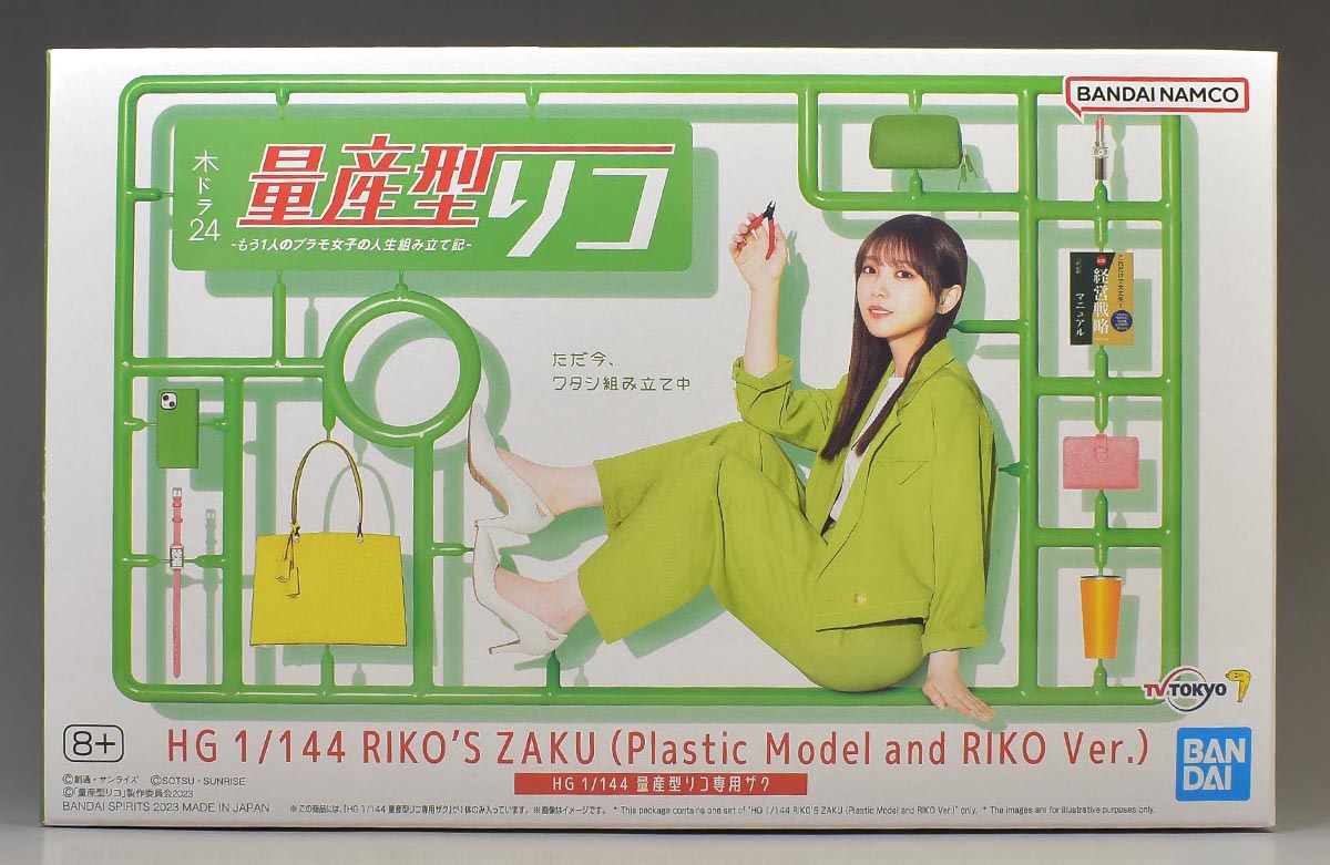 HG 量産型リコ専用ザクのパッケージ・ランナー レビュー | ガンダム