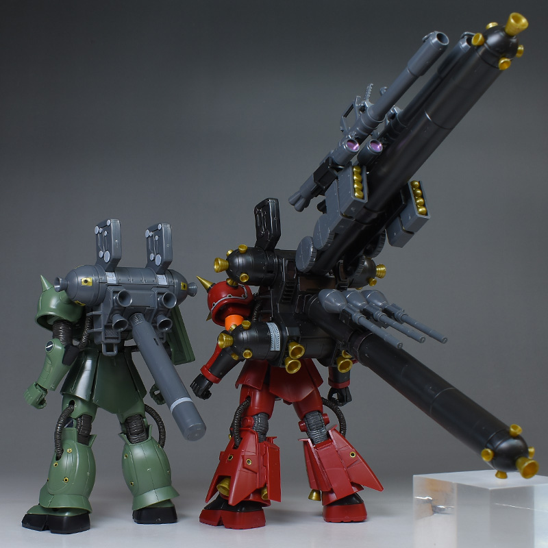 HG 量産型ザク+ビッグ・ガン（GUNDAM THUNDERBOLT Ver.） レビュー