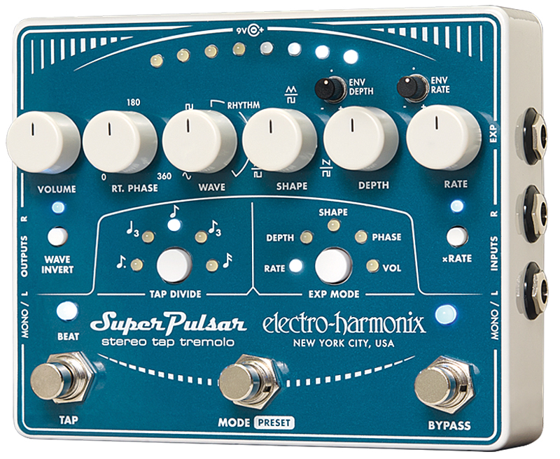 Electro-Harmonix Super Pulsar Stereo Tap Tremolo review