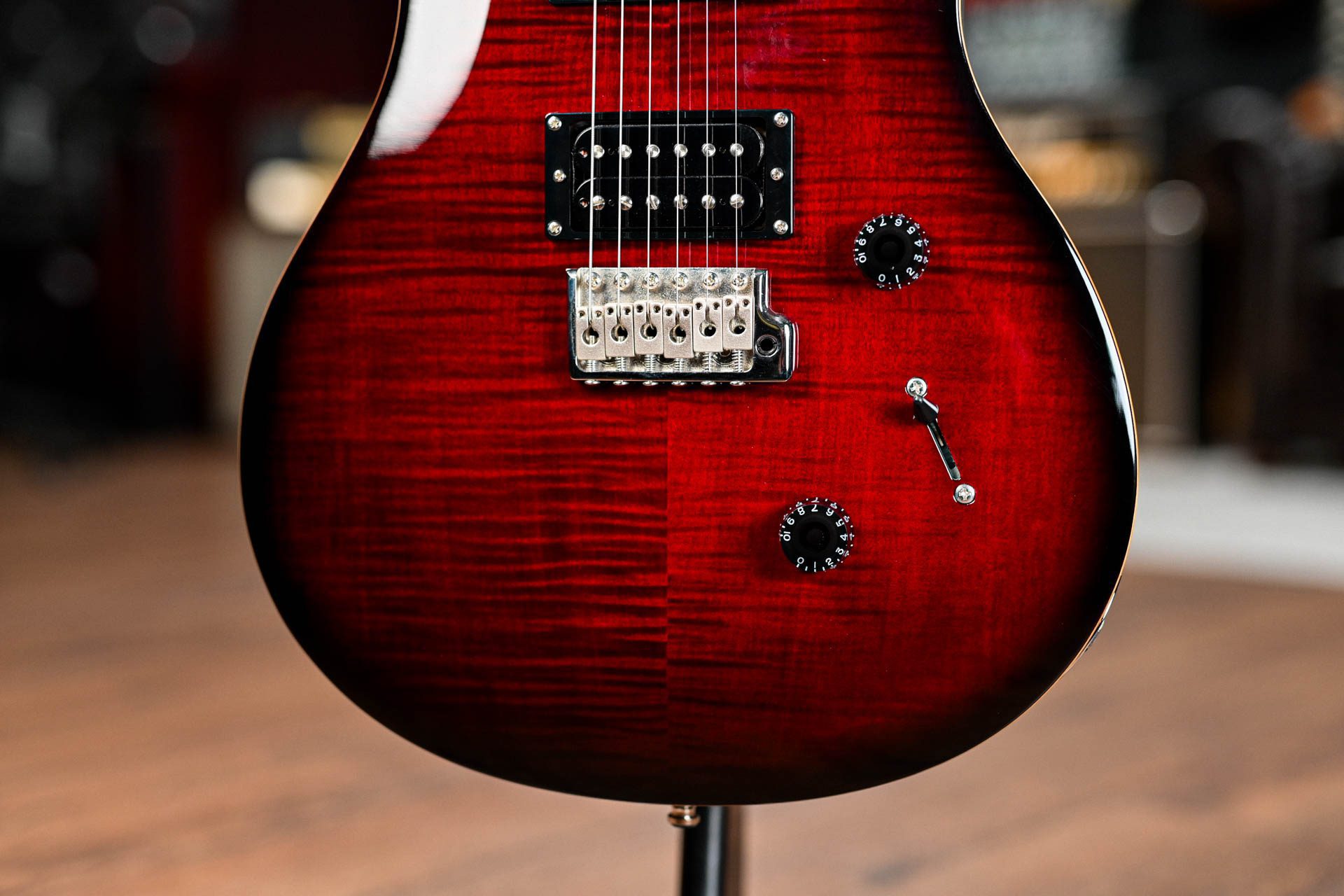 PRS SE Custom 24 in Fire Red Burst - Guitar Gear Giveaway